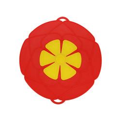 O dobro de Pan Lid Cover Reusable With do silicone do produto comestível pendura cozinhando