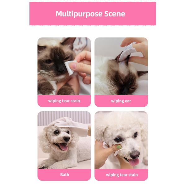 OEM ODM Disposable Dog Cleaning Gloves Nonwoven Gloves Customized