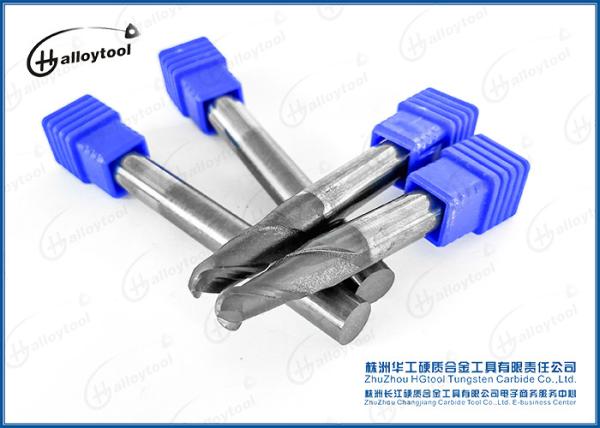 4 Flute 60HRC YG6 Tungsten Carbide End Mill For SUS