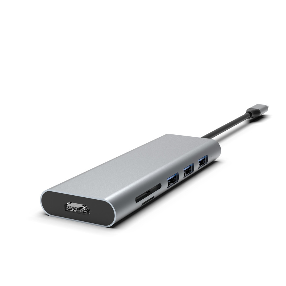 Type C USB C адаптер Multiport Adapter Hub с Ethernet 4K HDMI 3 USB 3.0 порты 100W PD совместимый
