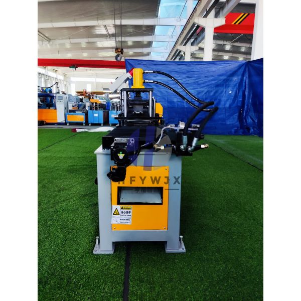 Palisade Fence Roll Forming Machine 119mm  Width With 4kw Servo Gear Transmission