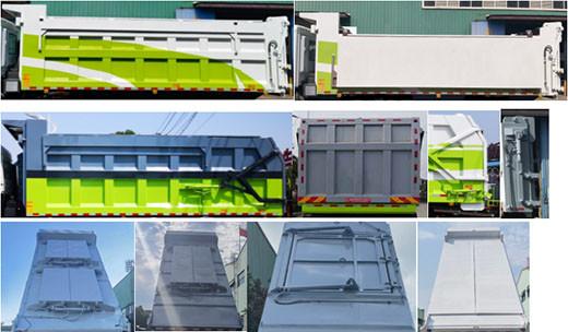 High Capacity Trash Dump Truck Easy Operation For Municipal Garbage Collection