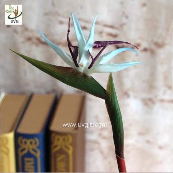 UVG FBP112 uk PU plastic artificial strelitzia reginae beautiful flower bouquet for party decoration