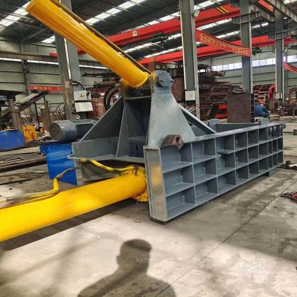 Automatic Metal Baler Machine for Scrap and Waste Packing 5000kg Weight Horizontal