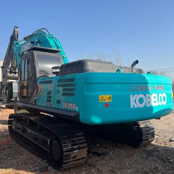 Large Used Crawl Excavator Kobelco SK350LC 1.6m3 Bucket Capacity 35tons For Construction