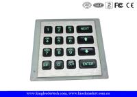 Clavier numérique de contrôle d'accès d'IP 65 avec le contre-jour vert, clavier numérique 16 principal