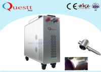 machine de nettoyage de laser de la fibre 100W avec la sortie différente de double tête de scanner à rayon laser