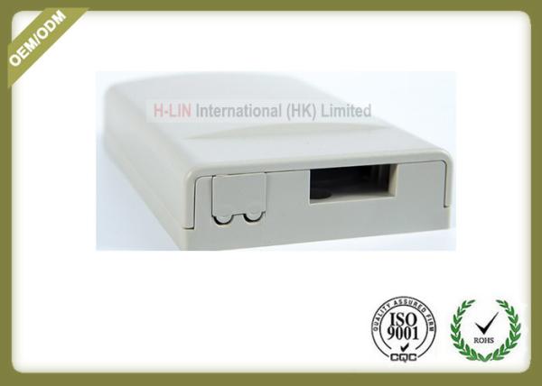 ABS Material Fiber Optic Tools , 2 Cores Fiber Optic Termination Box With SC APC Adapter