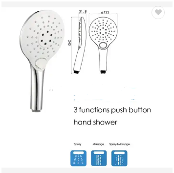 Современный ванный портативный фильтр горячая холодная вода высокое давление ручной душ