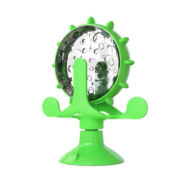 2021 Interesting New Product Cat Snack Dispenser Interactive Small Pet Toy Leaking Supply Windmill Kitten Feeder