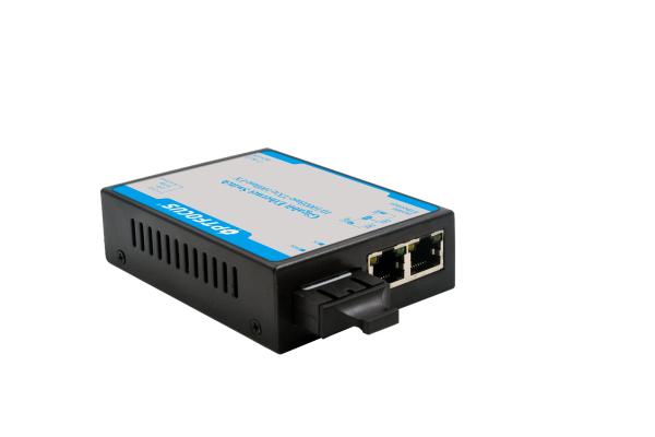 1FX SM 1310nm Fiber Optic Network Switch 2TX Ports Supports Wall - Mount / DIN - Rail Installation