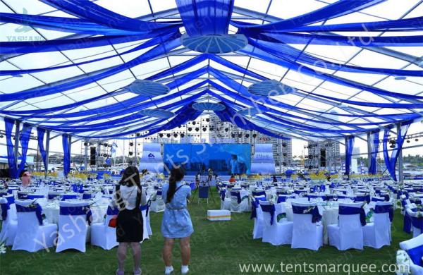 Clear Fabric Aluminum Alloy Profile Outdoor Party Tents Rustless Frame And Waterproof Cover