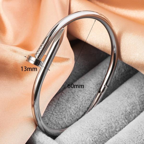 Minimalist High-quality Stainless Steel Nail Bracelet