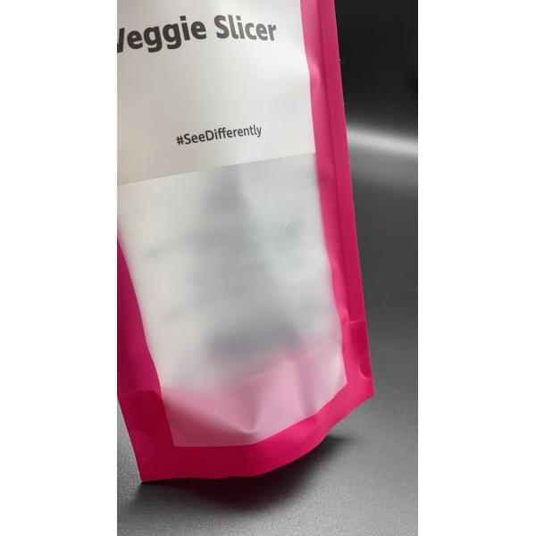 Digital Printed Daily Use Commodity Packaging Stand Up Zipper Pouch With Window