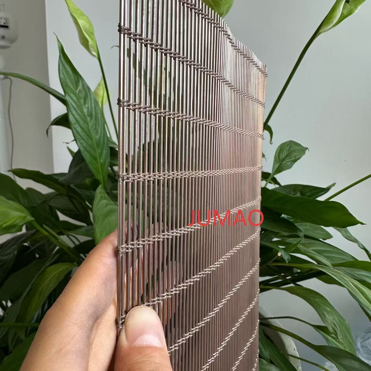 Decorative Woven Metal Mesh Architectural Mesh Stainless Steel Custom Made