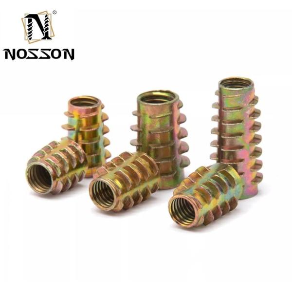 Stainless Steel 201/304/316 Furniture Threaded Insert Nuts for Wood Furniture Repair M5 M6 M8 Metric Measurement System