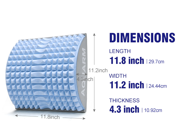 Woowave Purple Lower Back Stretcher for Massage TPE Pillow Say Goodbye to Back Pain
