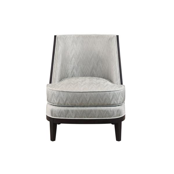 European Style Hotel Lobby Living Room leisure sofa by Walnut wood with fabric upholstered pad