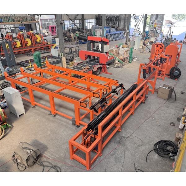 Industrial Sawmills Twin Bandsaw Production Line Wood Product Processing Line