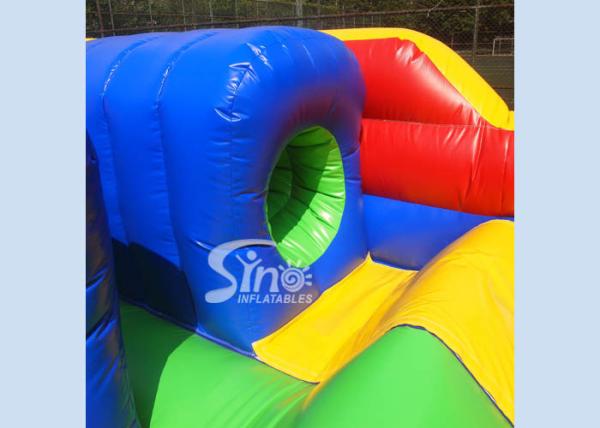 Kids Commercial Pirate Ship Inflatable Obstacle Course For Outdoor And Indoor Interactive Fun