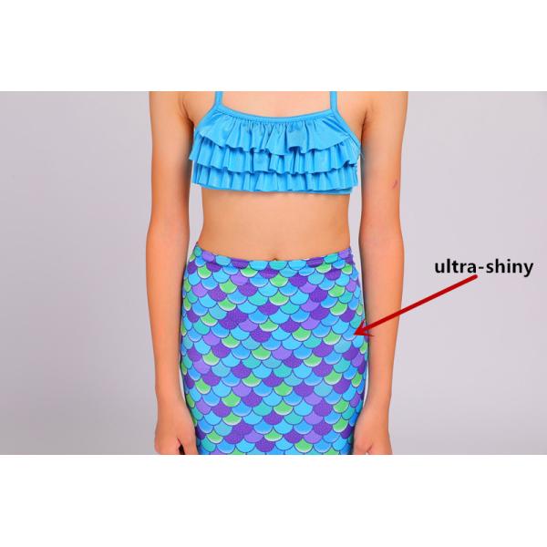 Customized Design Children's Swimming Mermaid Tail Blue Purple Color