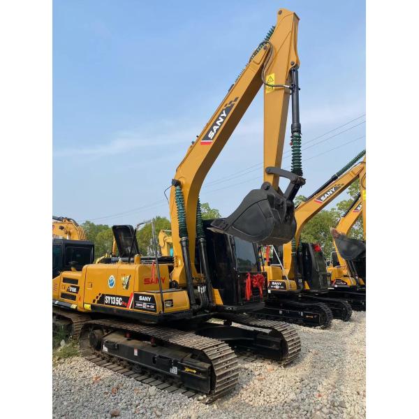 73 кВт Использованный экскаватор Sany 13 тонн Sany 135 экскаватор Гидравлический