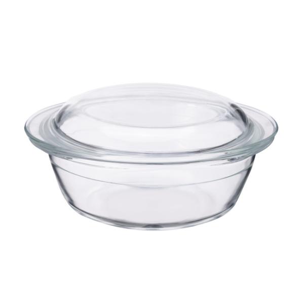 Modern Large Glass Casserole Dish With Lid Microwavable Heat Resistant
