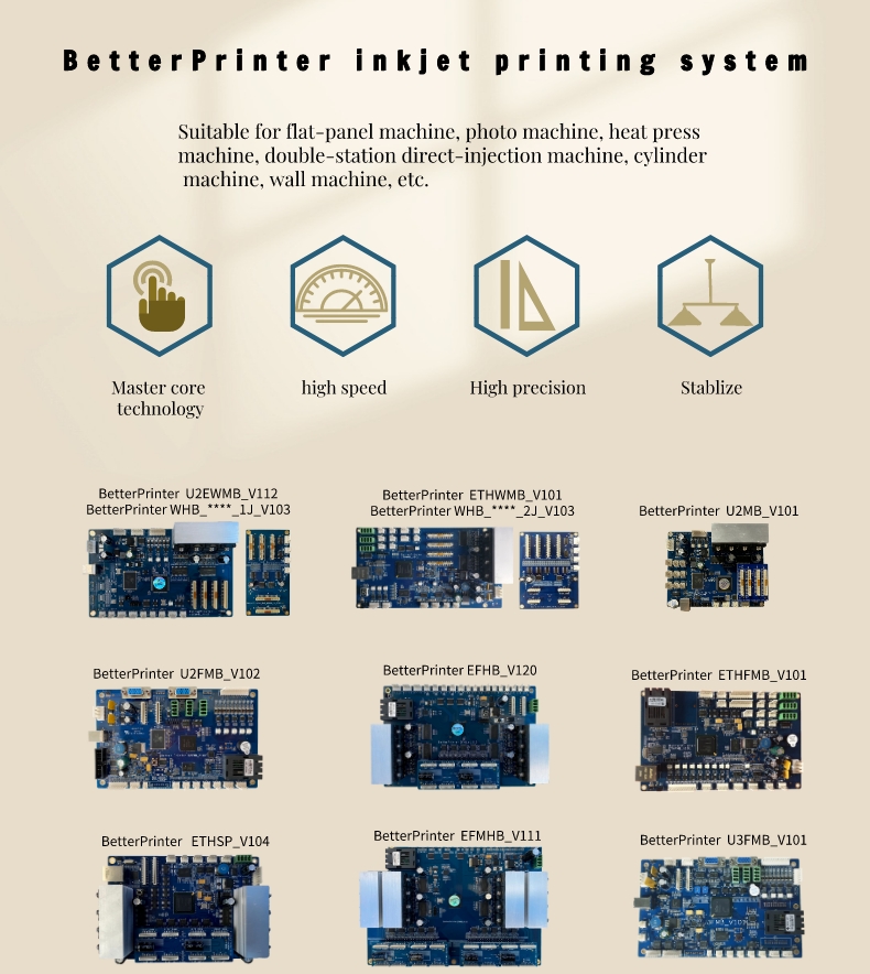 Доска печати TX800 установила принтер Mainboard ярлыка Кристл для принтера пирографии чернил УЛЬТРАФИОЛЕТОВОЙ индикаторной панели белого