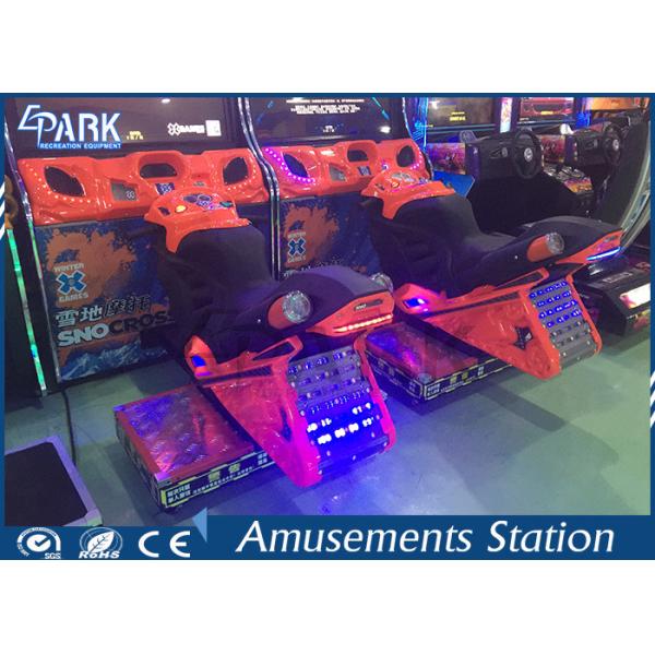 Indoor Electronic Equipment Snow Moto Racing Game Machine For Game Center
