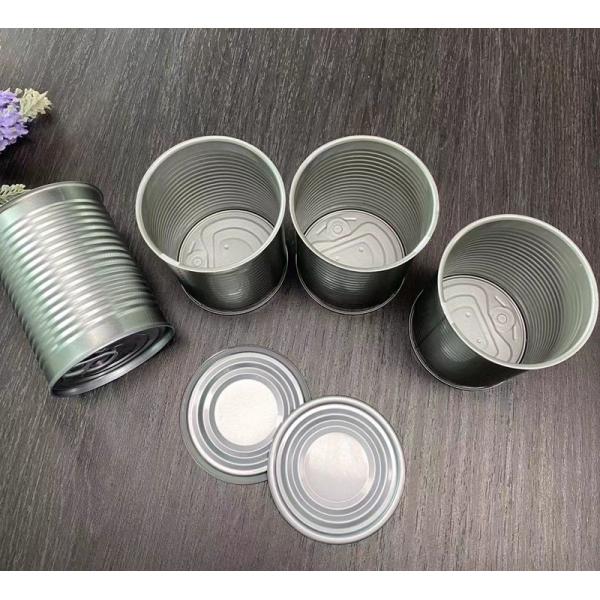 400g D73x113mm Bean Nut Tin Can for Pet Food Packaging with Easy Open Lid