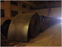 Le transport d'énergie 55FT en acier polygonal Polonais avec l'immersion chaude a galvanisé/peinture