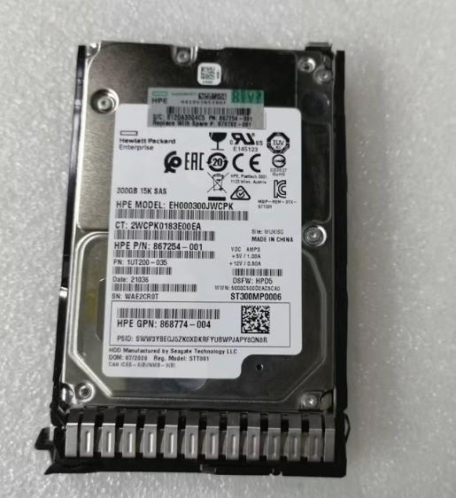 HPE 300GB 2.5 SFF 12Gbps 15K RPM Enterprise SC SAS HDD 870753-B21 with Noise Level of 1.5Gb/s