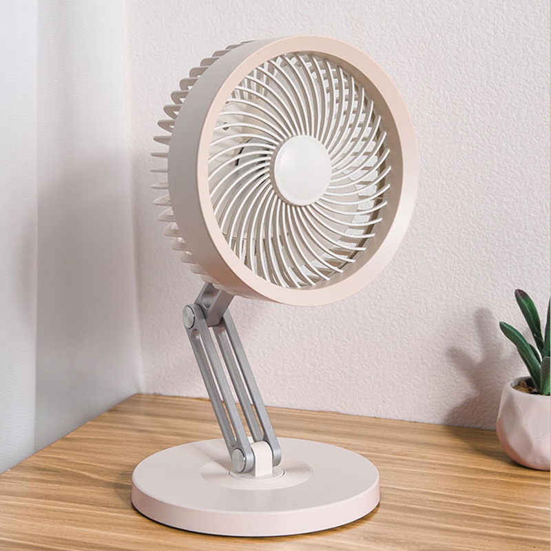 Factory 3-Speed Adjustable OEM/ODM Custom Logo & Color  Rechargeable Battery Certified Bulk Wholesale Desktop Fan