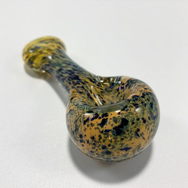 Raia azul mini tubulação colorida pintada da colher do cigarro de 3 polegadas para fumar