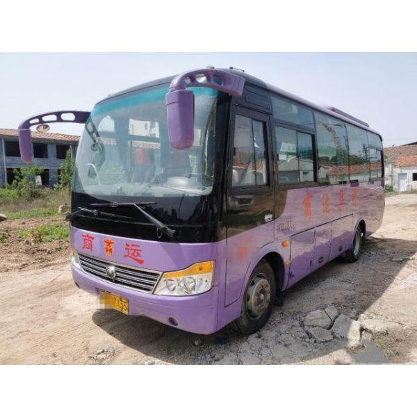 Used Yutong Bus ZK6752 30 Seats Diesel Front Engine Used Mini Bus Euro IV Low Kilometer