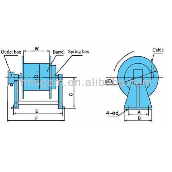 Electrical Cable Reel Drum for Medium Voltage Power Cables