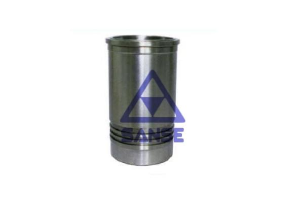 White Or Black 6 Cylinders S6D125 Engine Liner , Komatsu Diesel Engine Parts
