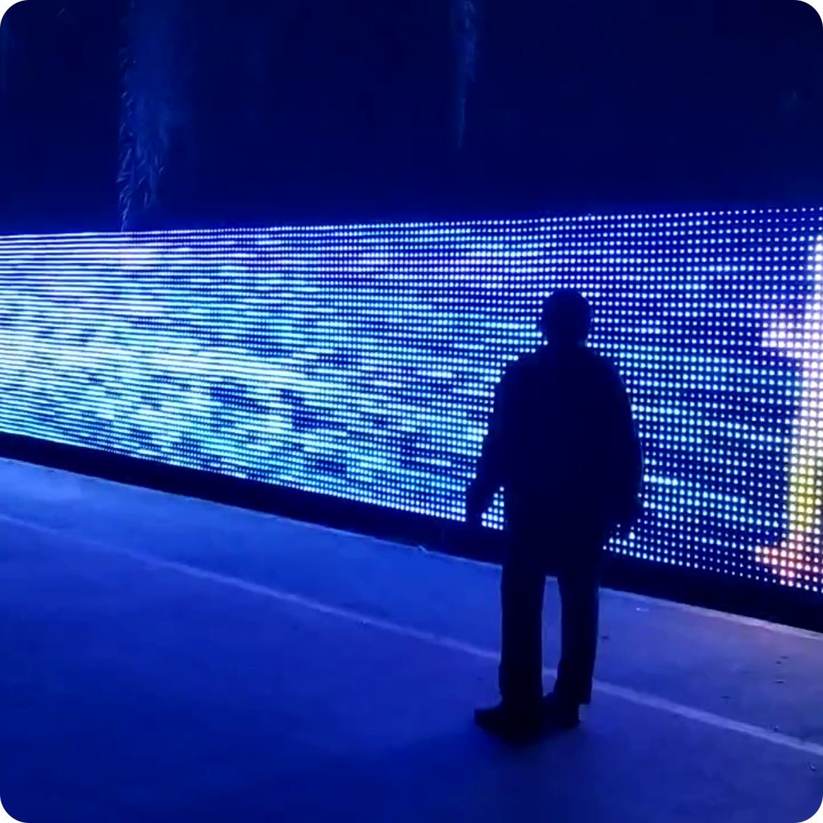 20 мм размер панели LED сетки экрана наружной высокой яркости ландшафтного света