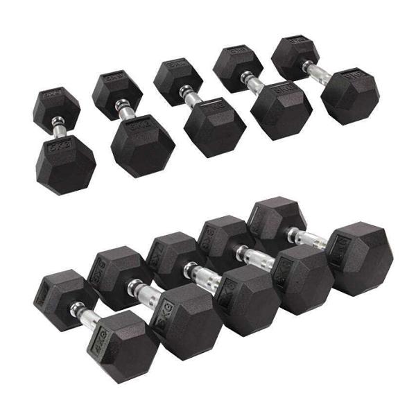 Стальная шестерня физического здоровья 10 Lb бросила резиновое гантели наговора покрытое 5 Lb