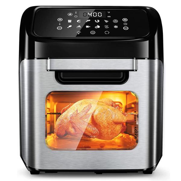 12L Digital Air Fryer Oven 9 Presets Rotisserie Dehydrator Oilless
