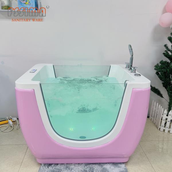 Combo Massage Freestanding Baby Bathtub Kids Bath Tub With Thermostat