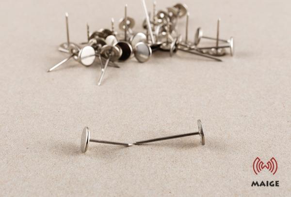 Loss Prevention Hard Tag Pin , Mini Eas Pin Stainless Steel Material