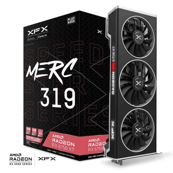 AMD Radeon RX 6750XTのグラフィックス・カード12GBの海外版分離したグラフィックス・カード