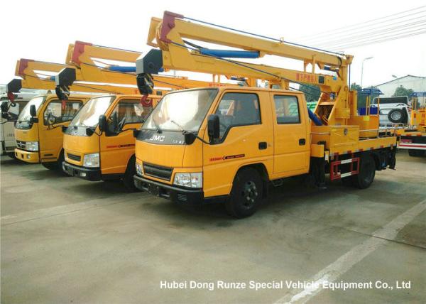 JMC 14-16m 4x2 Double Cabin Aerial Platform Truck For High Operation Working