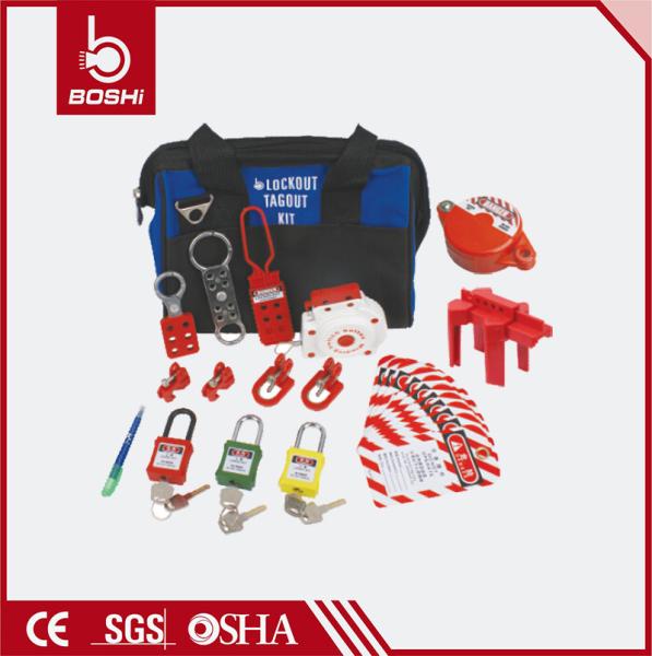Portable Safety Lockout Kit For Locking Off Circuit Breakers / Valves / Switches