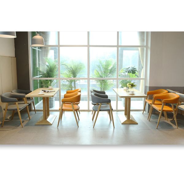 Custom High Quality Cheap Price Restaurant Dining Booth Seating  Furniture Cafe Shop Table and Chairs Set