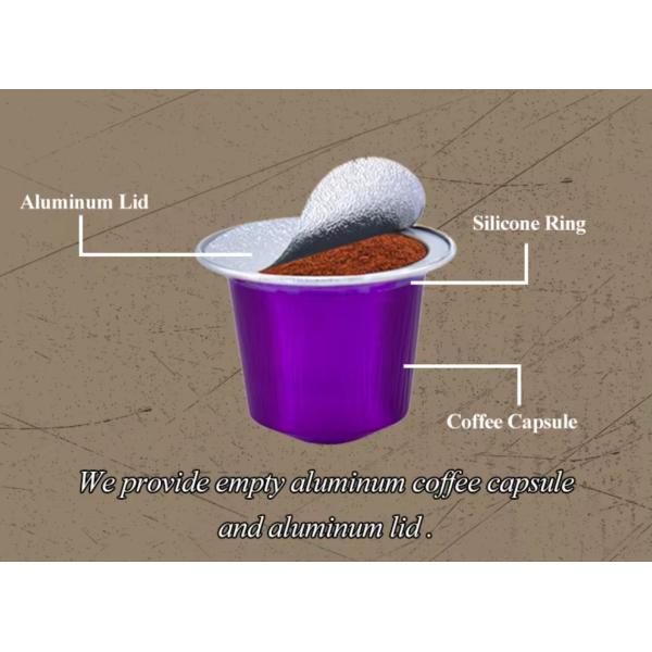 Capsulas de café reciclables de fábrica Capsulas de papel de aluminio con tapas de sellado térmico