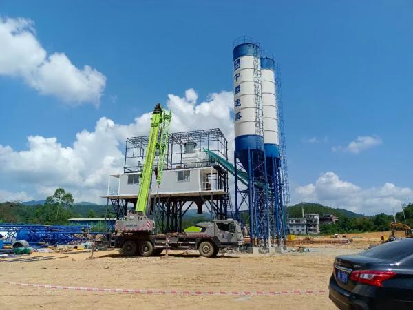 Cement Mixing Station Process Precast Mini Hzs60 Concrete Batching Plant for Sale



