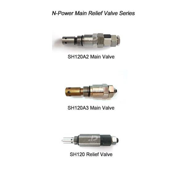 Válvula de descarga principal de SUMITOMO SH120A2 SH120A3 SH120