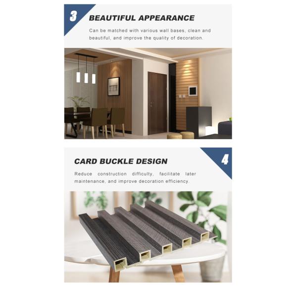 Улучшение дома декорация стенной облицовки панель лестницы стенной панели внутренней wpc стенной панели